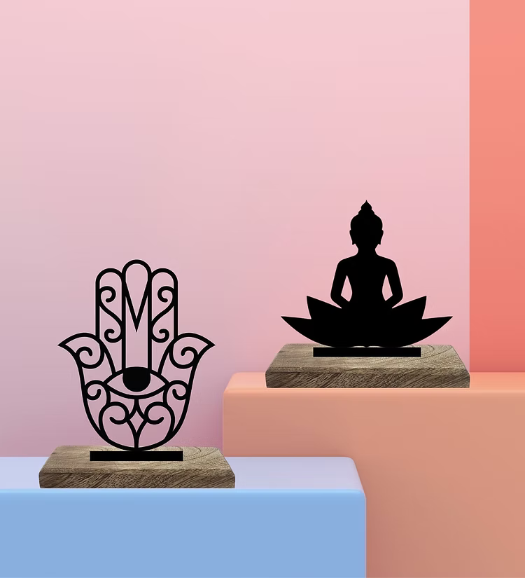 Symbolic Serenity Set Set of 2 Table Décor