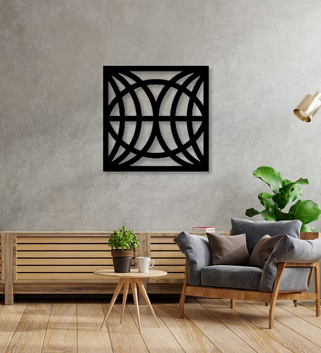 Square Creative Pattern Panel