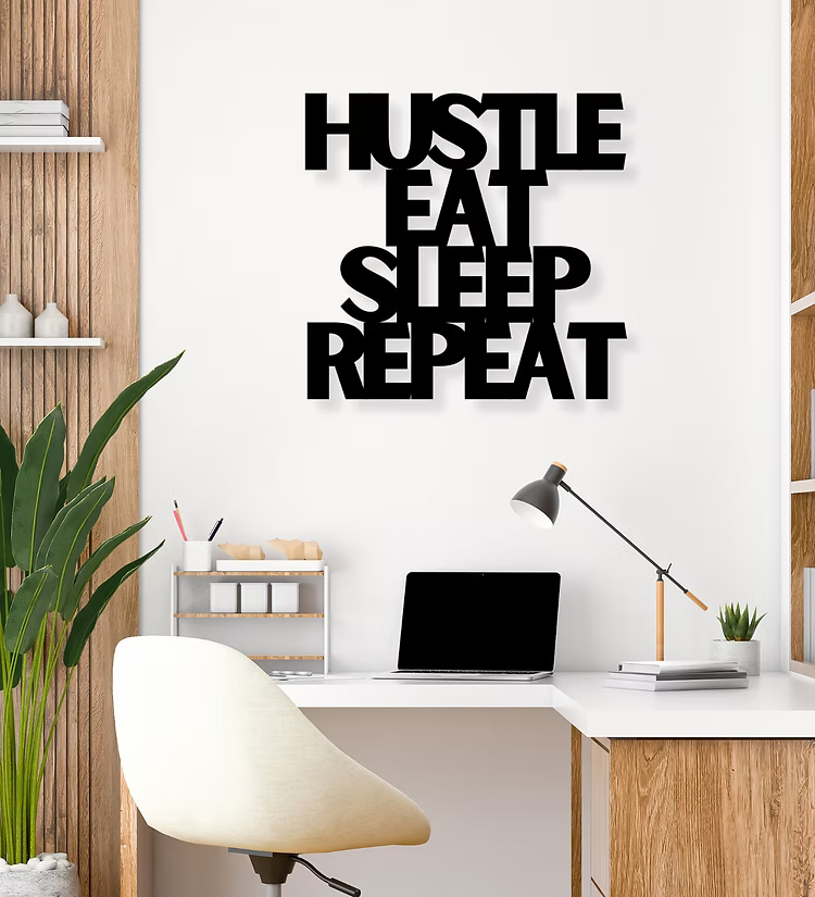 Hustle Eat Sleep Repeat