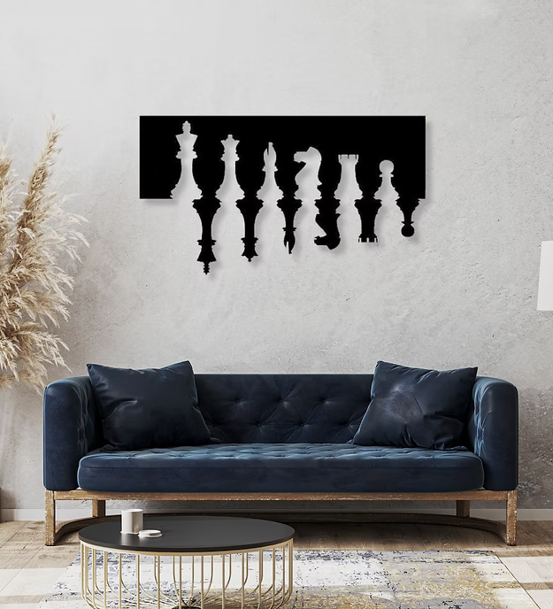 Chess Pieces with Shadow