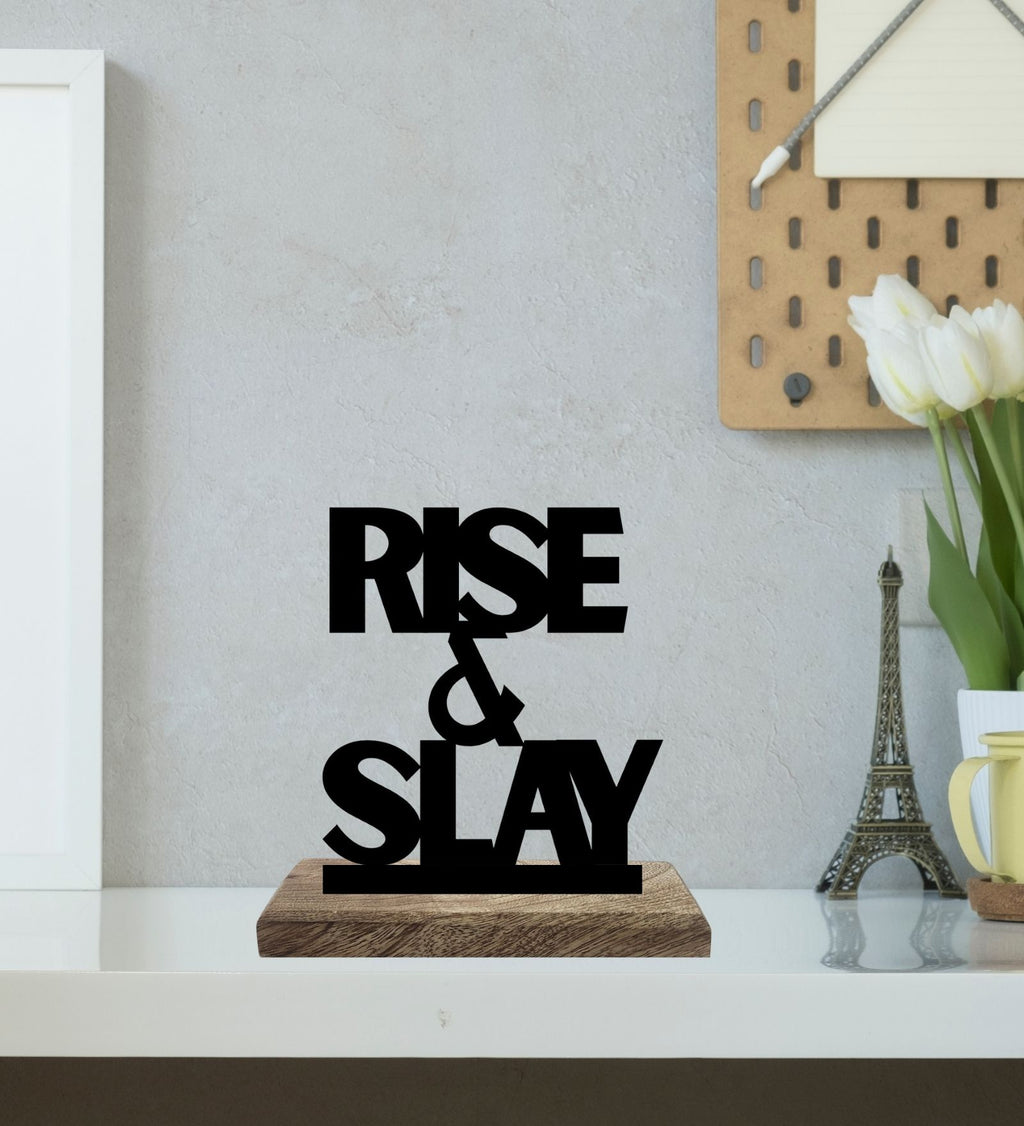 Rise Up, Goal Digger Set of 2 Table Décor