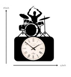 Drummer Wall Clock