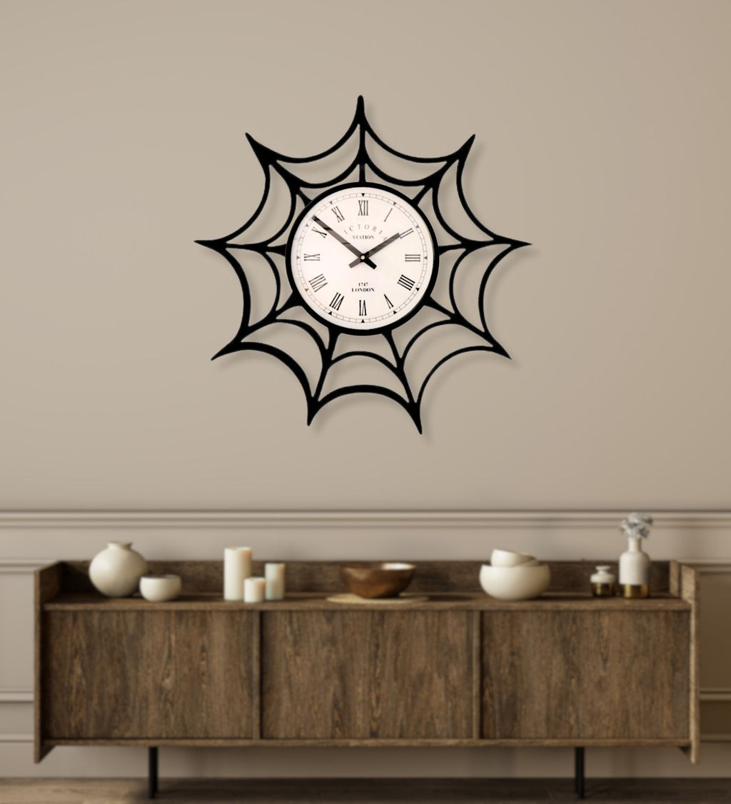 SpiderWeb Wall Clock