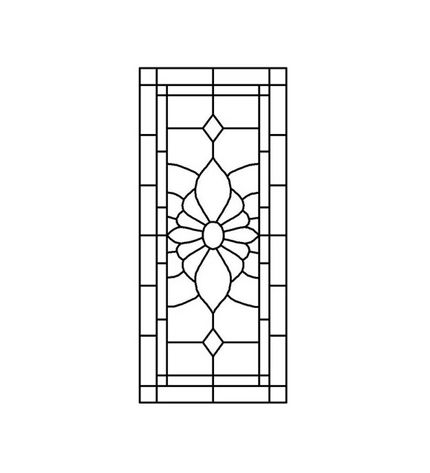 Window with Flower