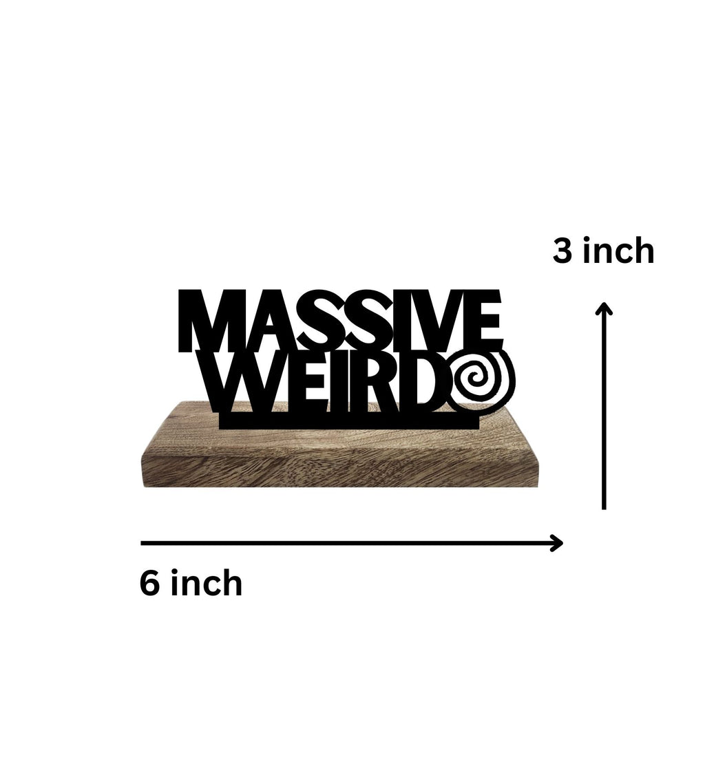 Eccentric & Adorable Psycho-Chic Set of 2 Table Décor