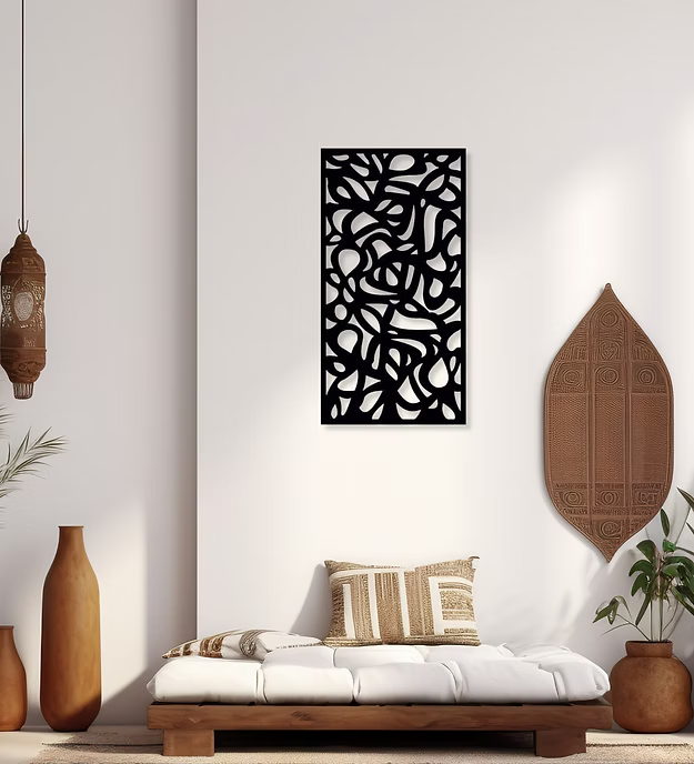 Rectangular Creative Pattern Panel