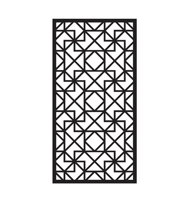Rectangular Creative Pattern Panel