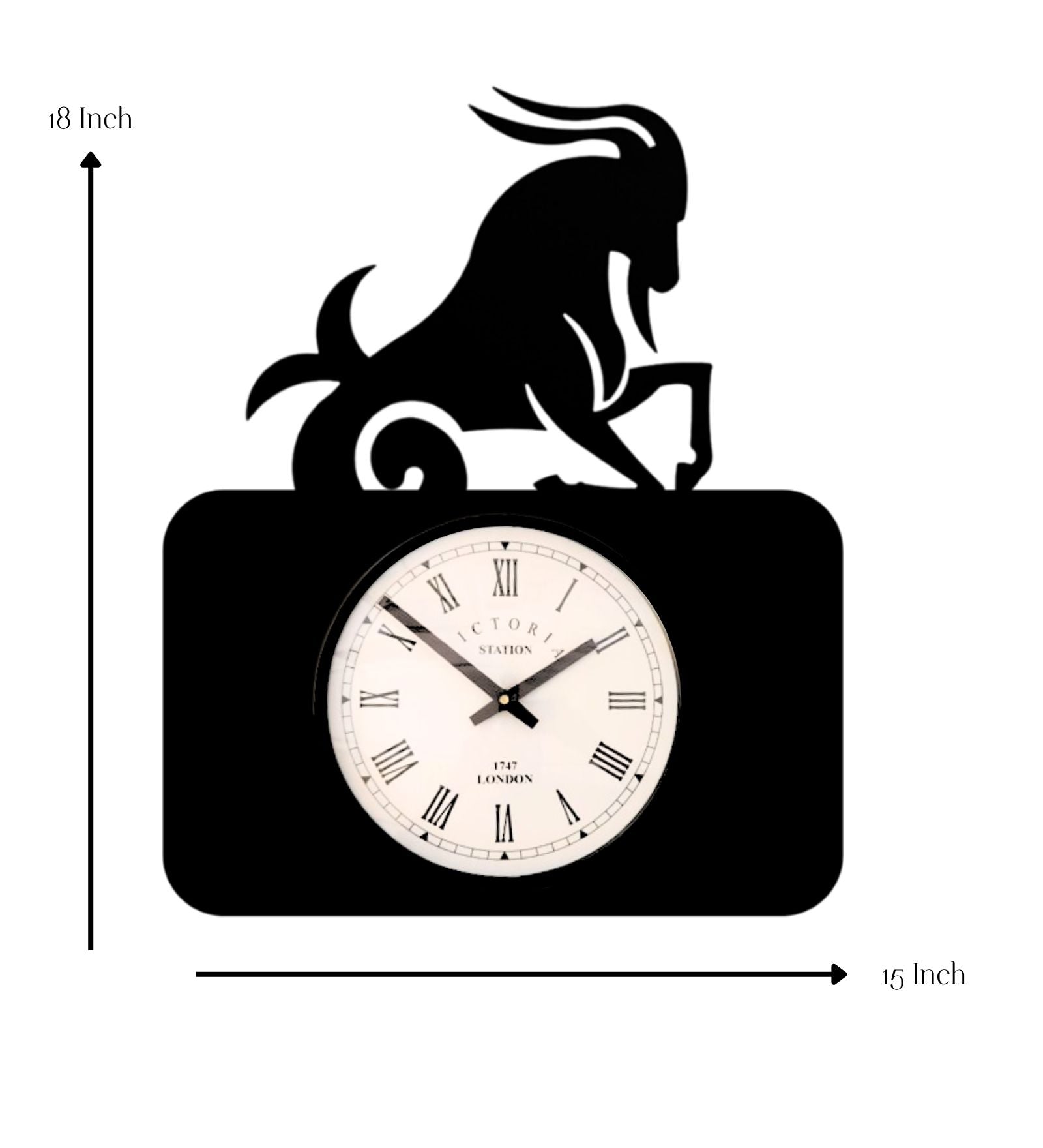 Capricorn Zodiac Wall Clock