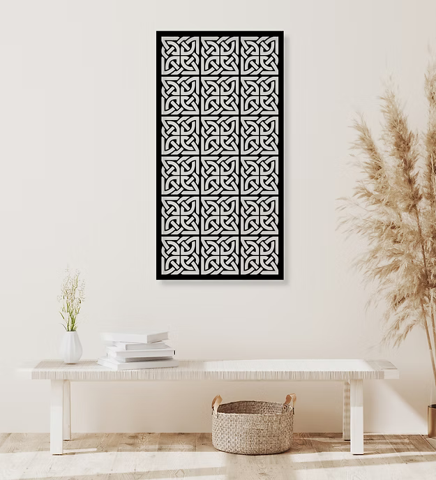 Rectangular Creative Pattern Panel
