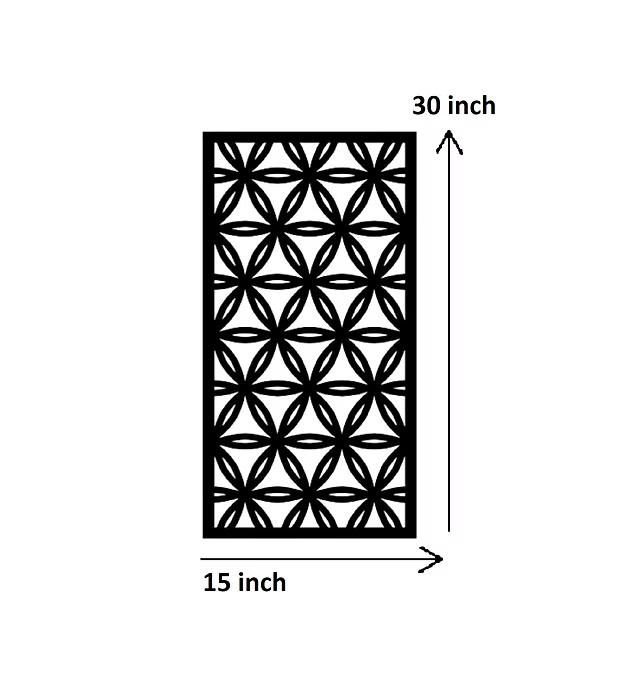 Rectangular Creative Pattern Panel