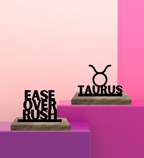 Taurus Sun Sign Set of 2 Table Décor