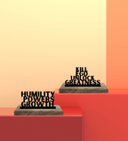 Humble and Unstoppable Set of 2 Table Décor