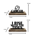 Cancer Sun Sign Set of 2 Table Décor