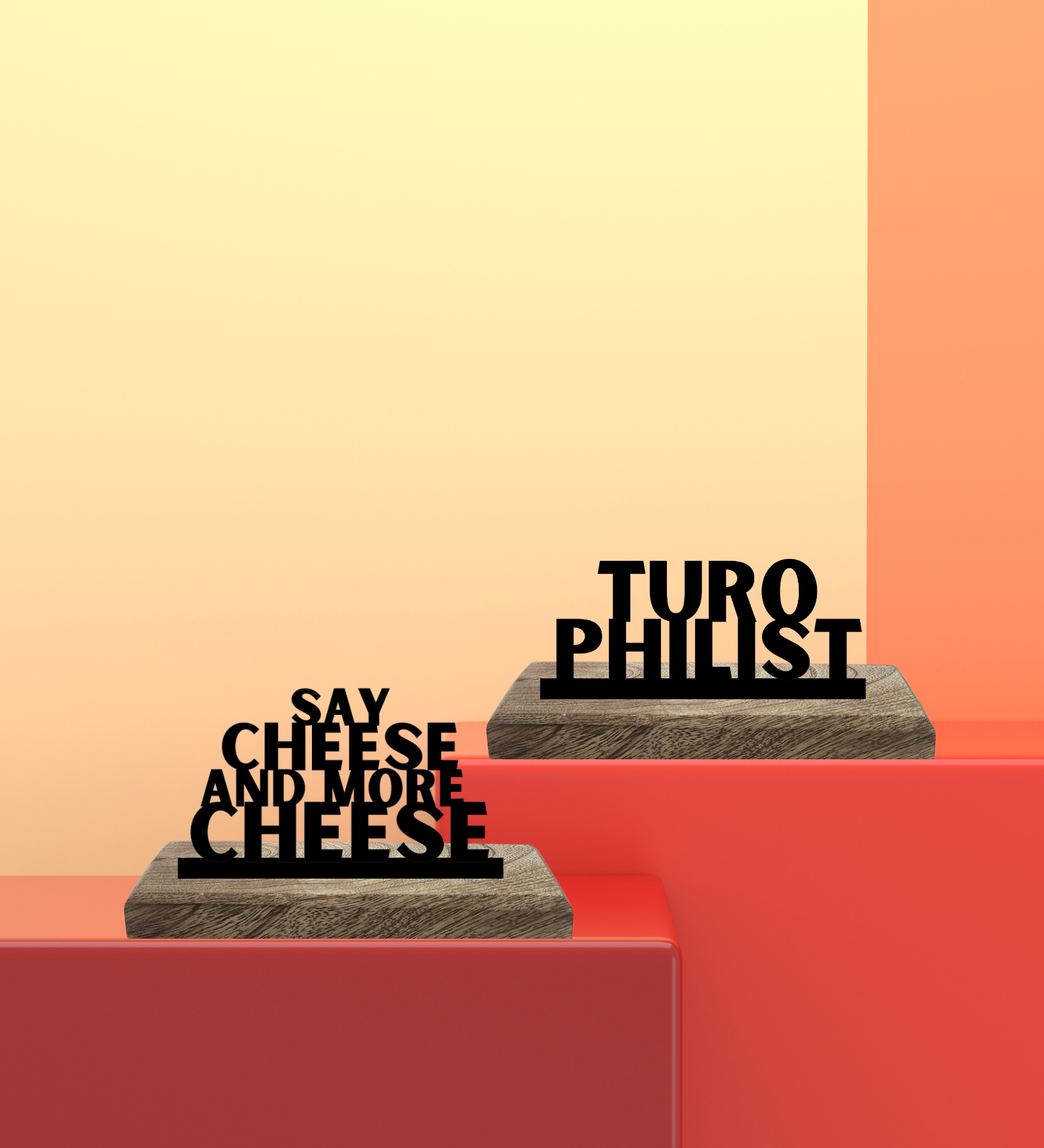 Turophile Set of 2 Table Décor