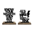 Valued Ventures Set of 2 Table Décor