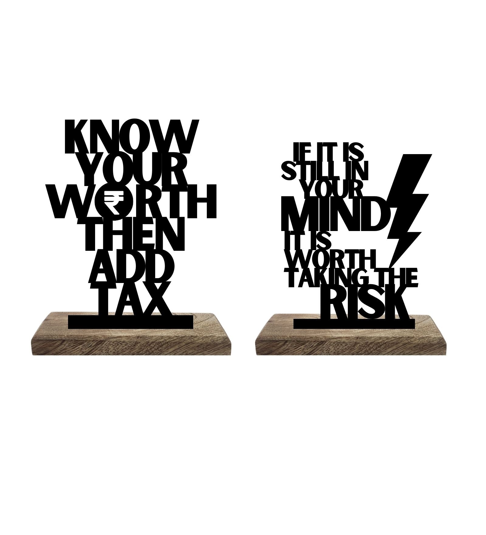 Valued Ventures Set of 2 Table Décor