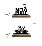 Melophile Set of 2 Table Décor