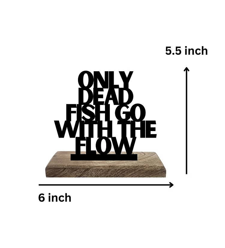 Do, Don't Flow Set of 2 Table Décor