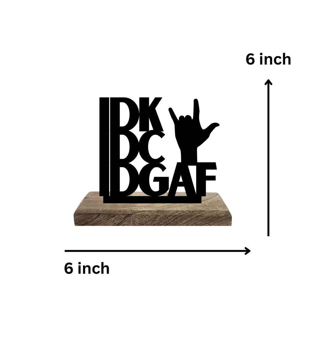 Chillaxing Attitude Set of 2 Table Décor