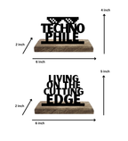 Technophile Set of 2 Table Décor
