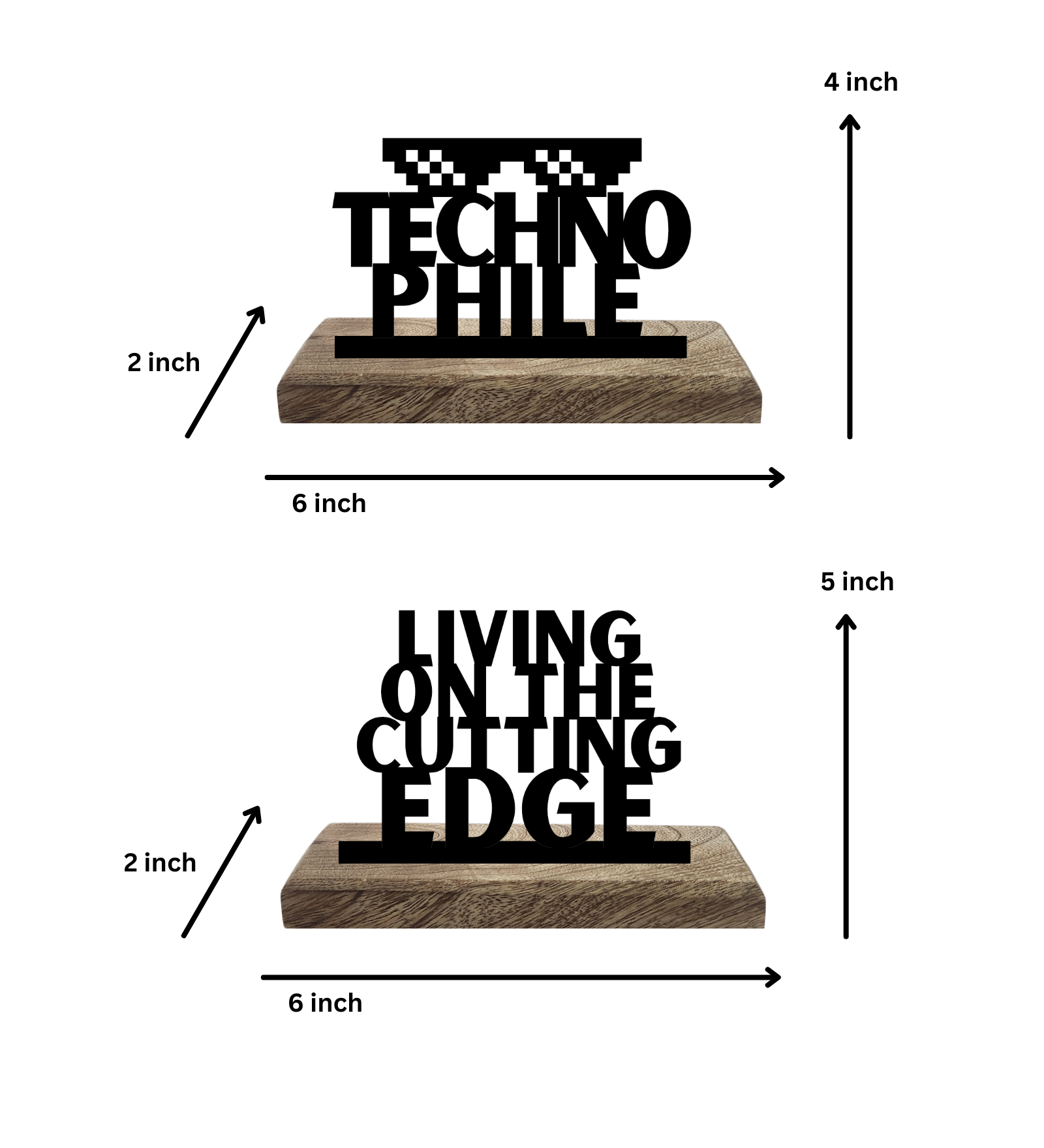 Technophile Set of 2 Table Décor