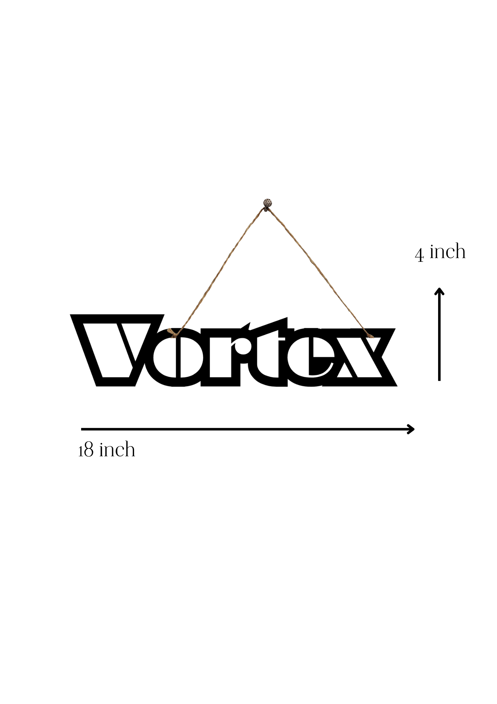 Vortex Metal Hanging