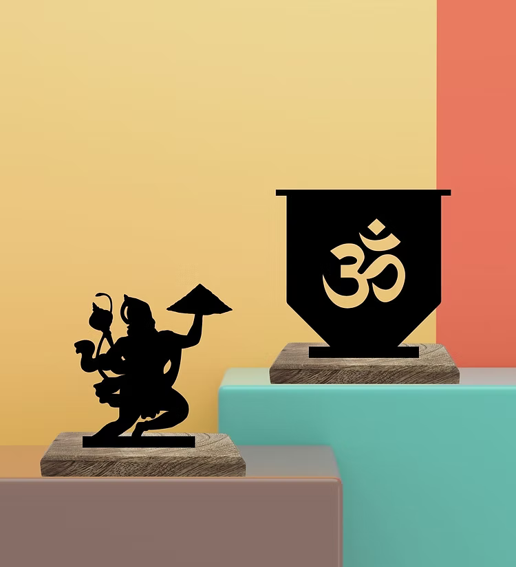 Bajarangbali Set of 2 Table Décor
