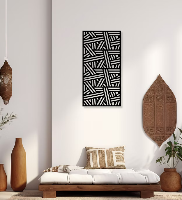 Rectangular Creative Pattern Panel