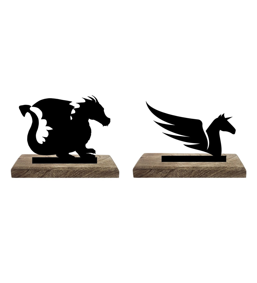Legendary Beasts Set of 2 Table Décor