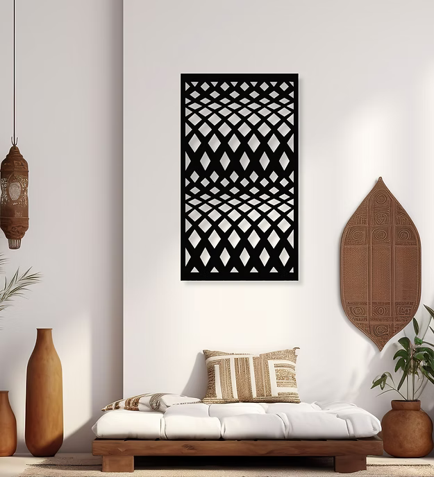 Rectangular Creative Pattern Panel