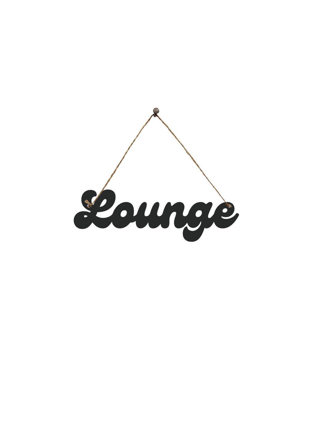 Lounge Metal Hanging