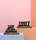 Vision to Victory Set of 2 Table Décor