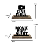 Cinephile Set of 2 Table Décor