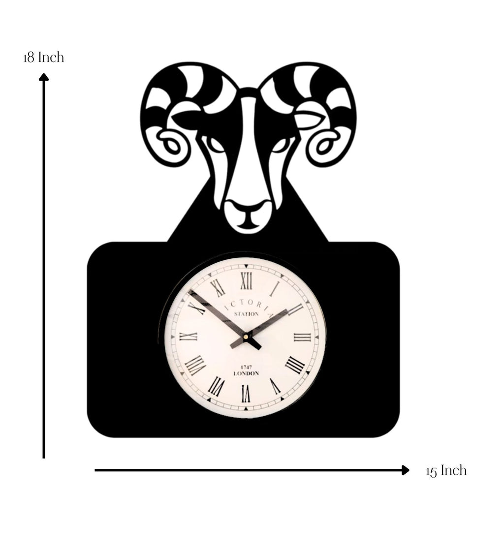 Aries Zodiac Wall Clock