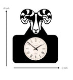Aries Zodiac Wall Clock