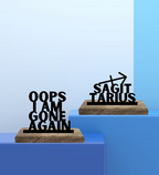 Sagittarius Sun Sign Set of 2 Table Décor
