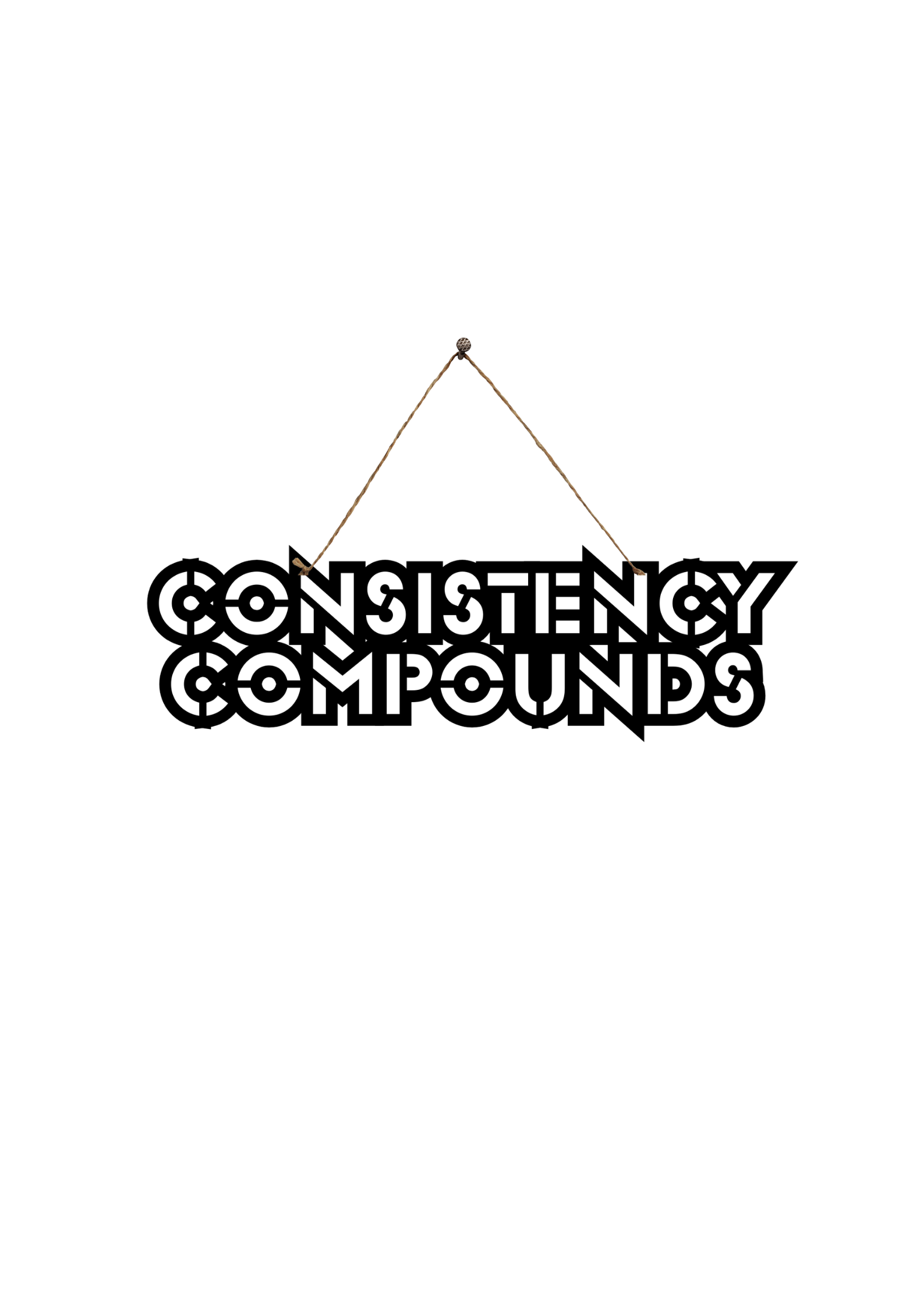 Consistency Compounds Metal Hanging