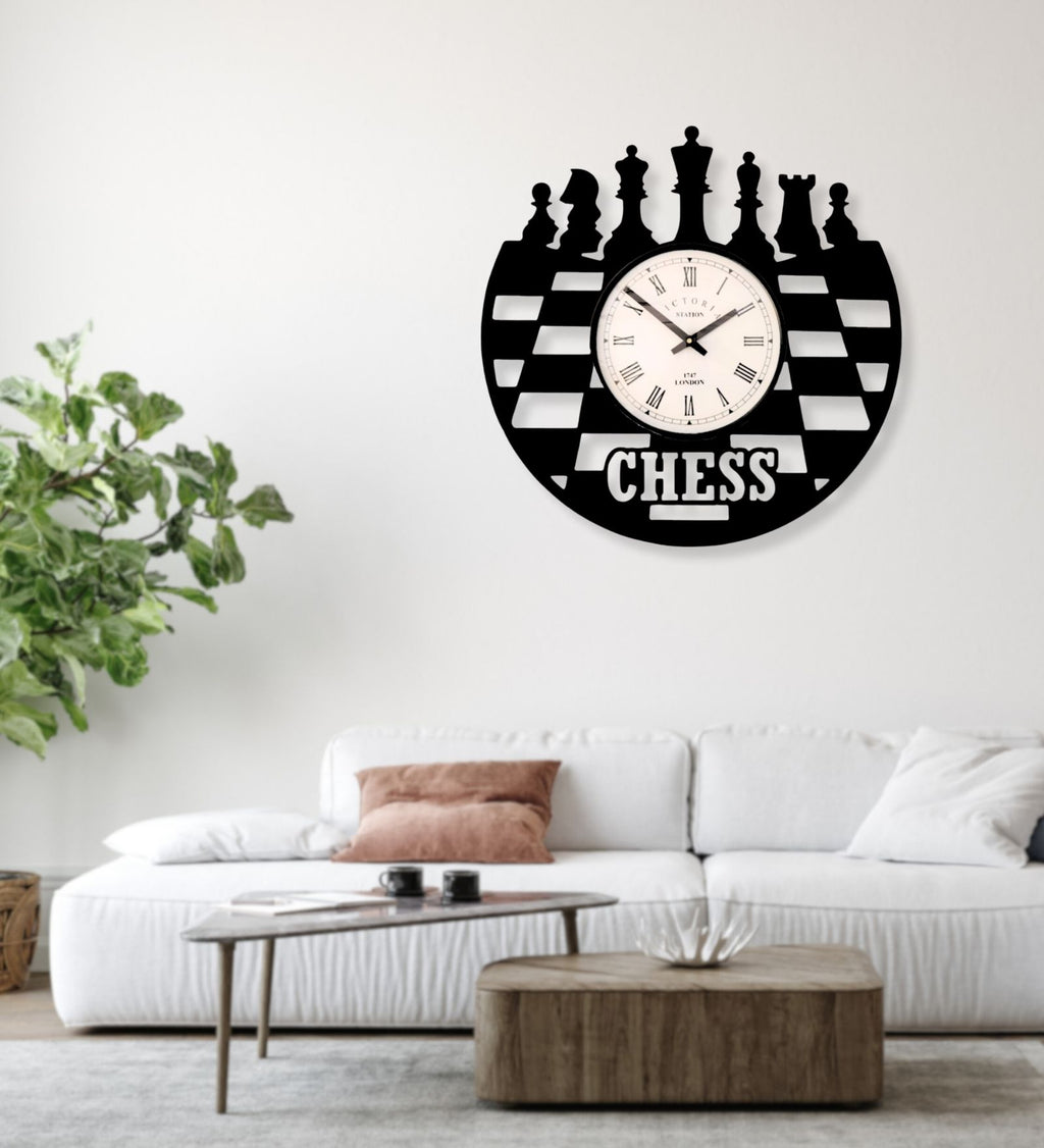 Chess Wall Clock