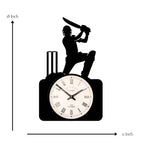 Cricketer Wall Clock