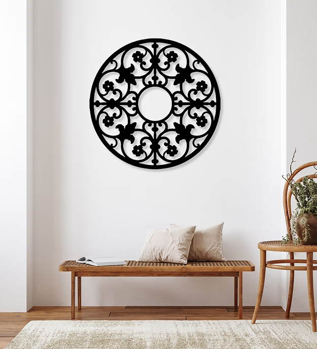 Round Creative Pattern Panel