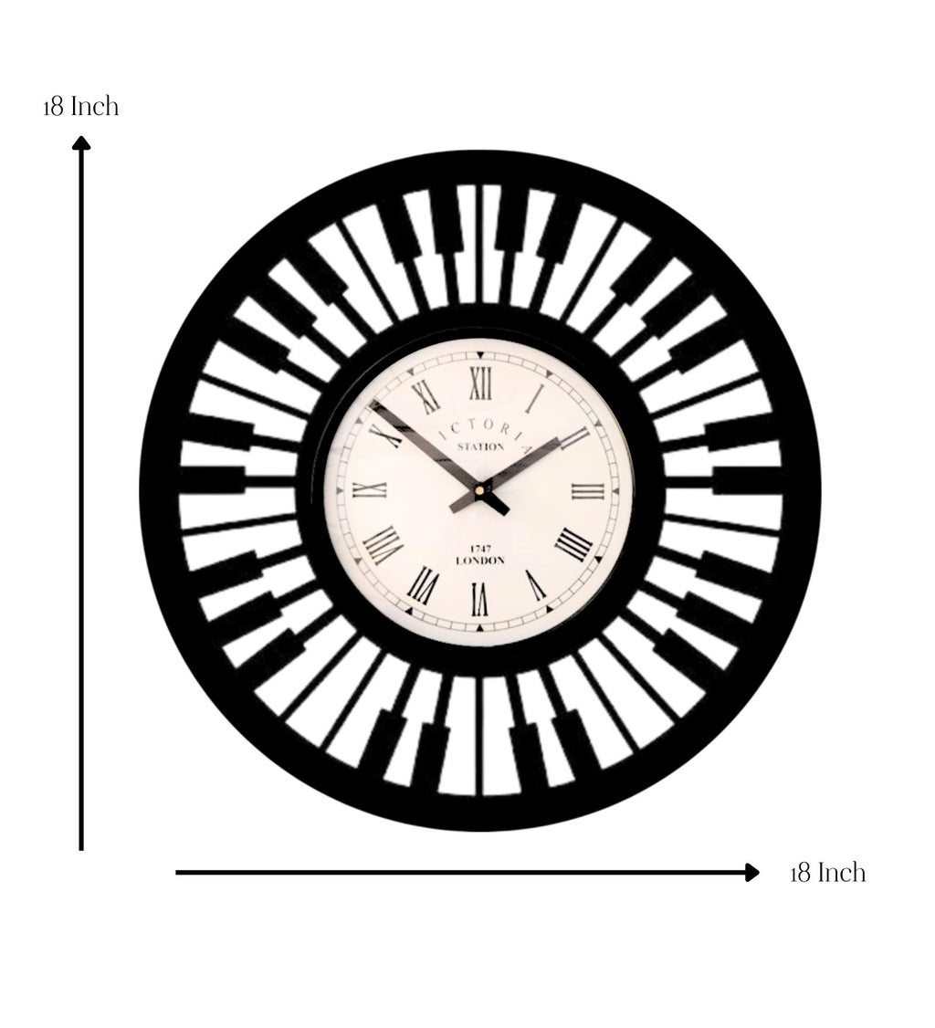 Piano Wall Clock