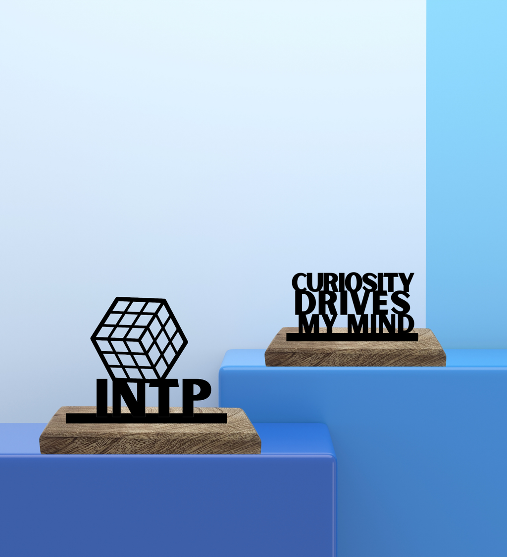INTP Myers Briggs Set of 2 Table Décor