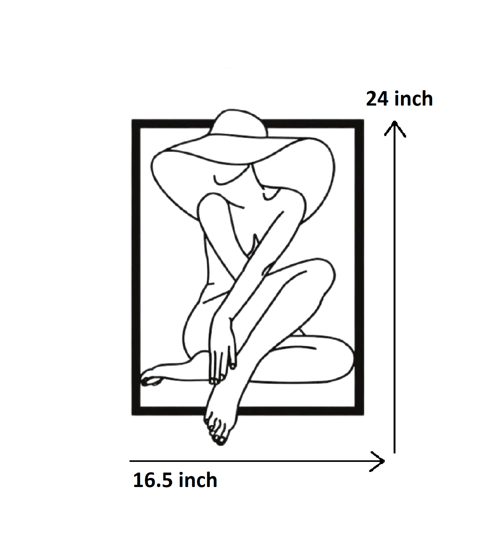 Abstract Lady Figurine