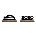 XOXO Lovebirds Set of 2 Table Décor