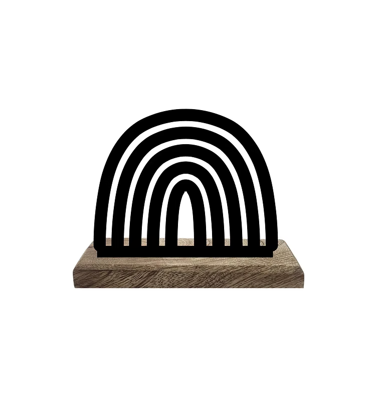 Shimmering Spectrum Set of 2 Table Décor