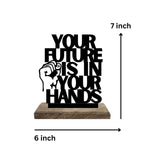 Guided by Force, Driven by Choice Set of 2 Table Décor