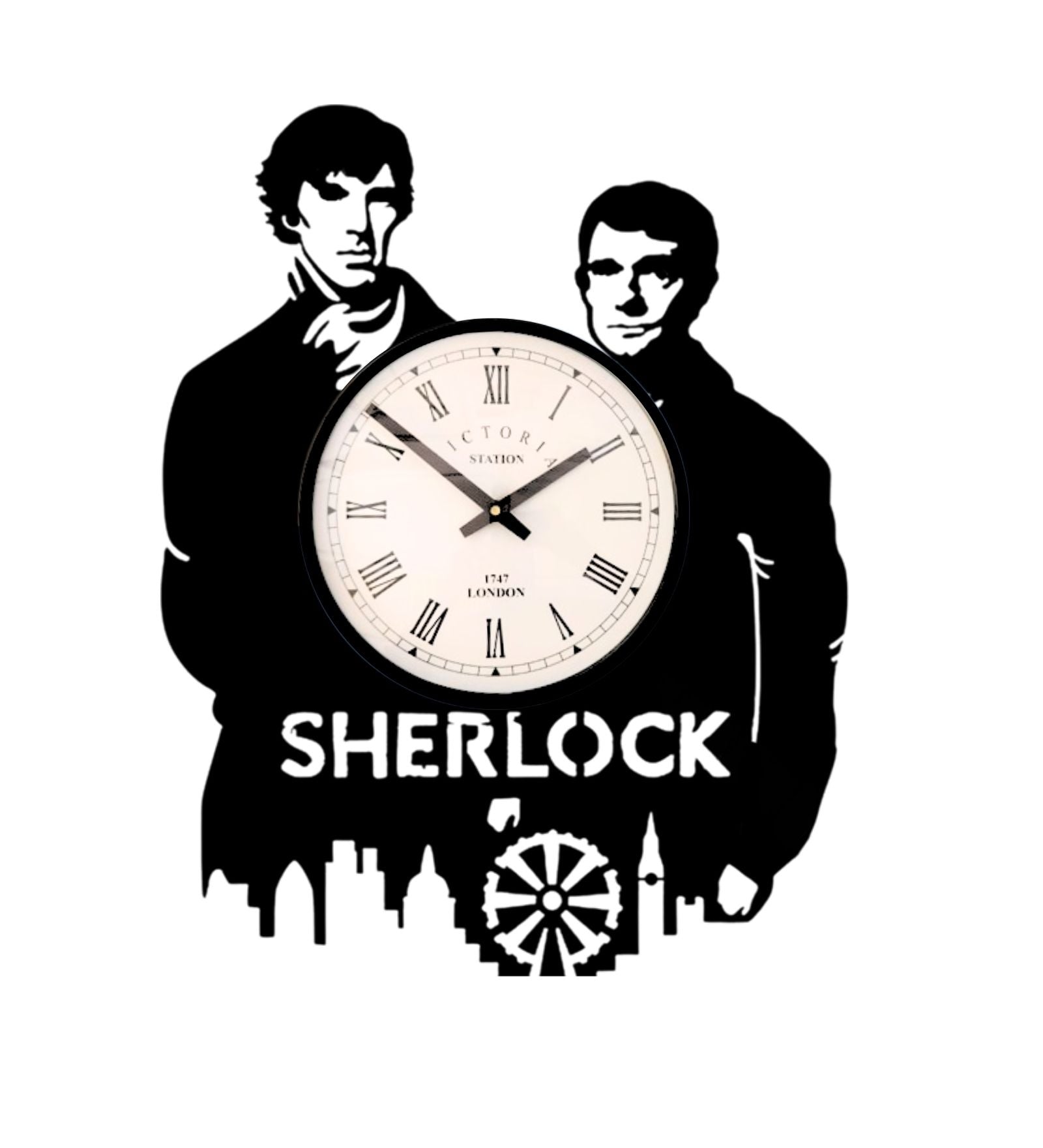 Sherlock Wall Clock