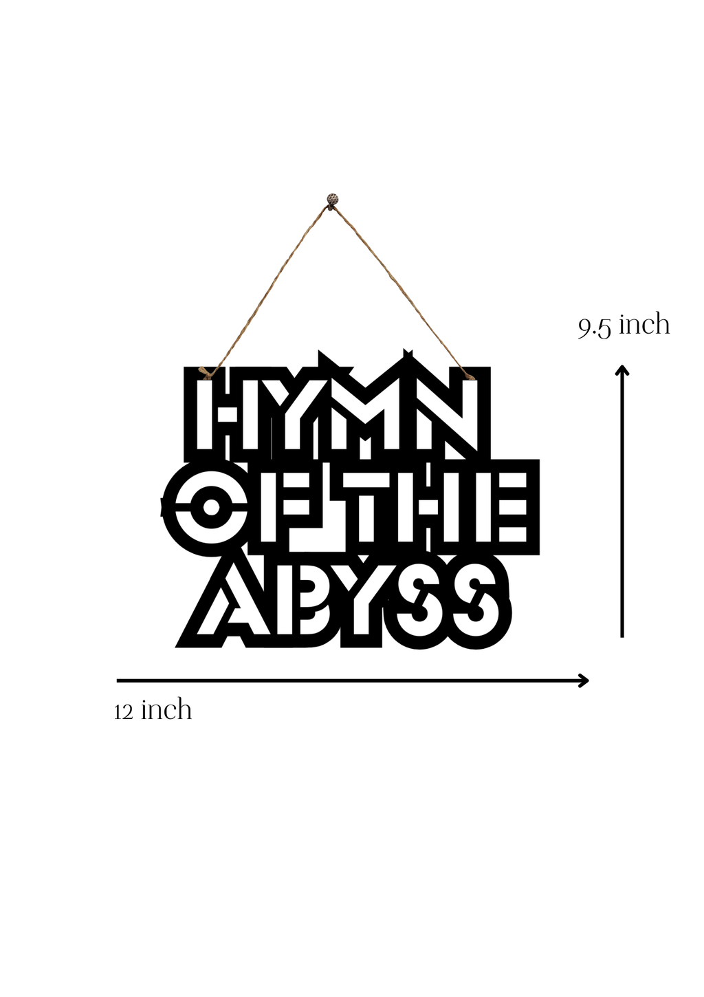 Gymn of the Abyss Metal Hanging