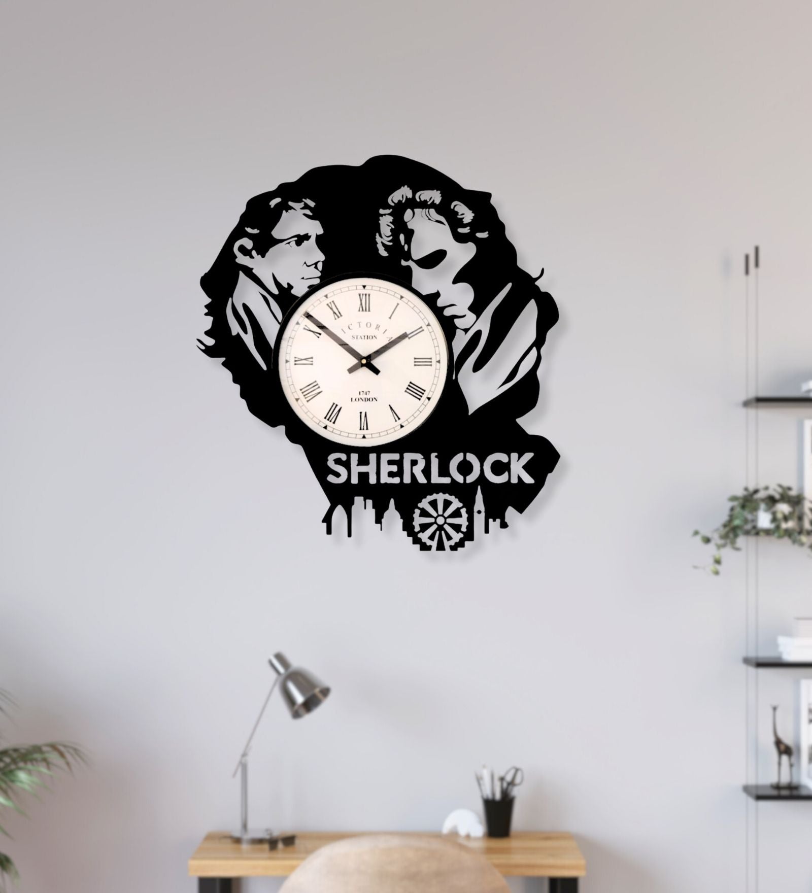 Sherlock Wall Clock