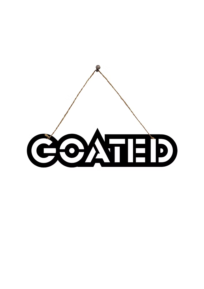 Goated Metal Hanging